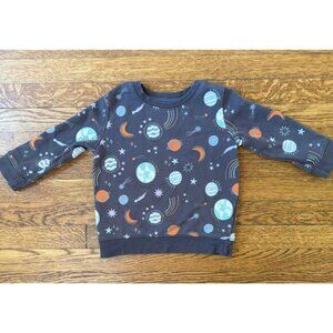 Cat & Jack Boys' Space Print Sweatshirt Size 2